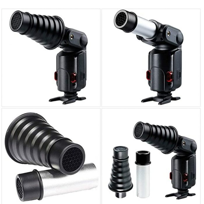 Godox AD-S9 Snoot with Honeycomb Grid For Wistro Speedlite Flash 1