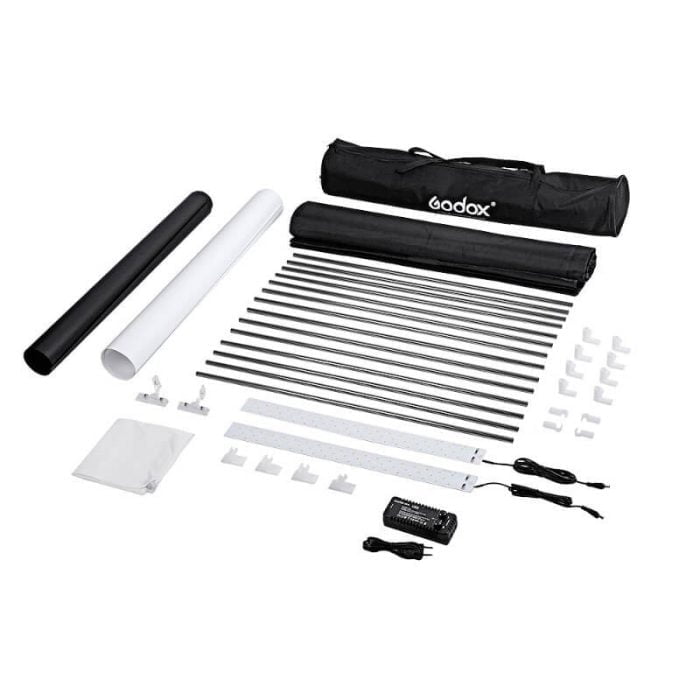Godox LSD40 40*40cm 40W LED Photo Studio Light Tent +AC Adapter +PVC Backgrounds for Phone & DSLR Shooting Product-297